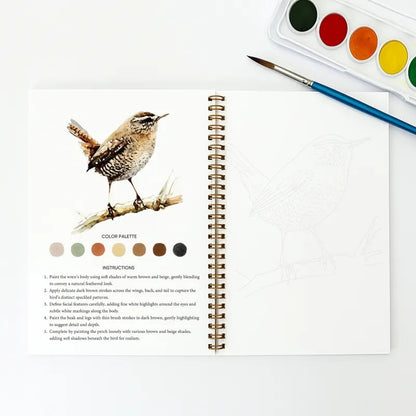LAST DAY SALE 60% OFF 🖼️Beginner-Friendly💕 Watercolor Workbook