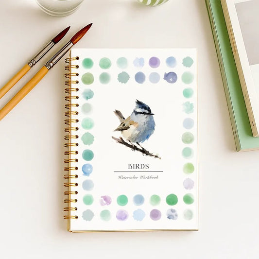 LAST DAY SALE 60% OFF 🖼️Beginner-Friendly💕 Watercolor Workbook