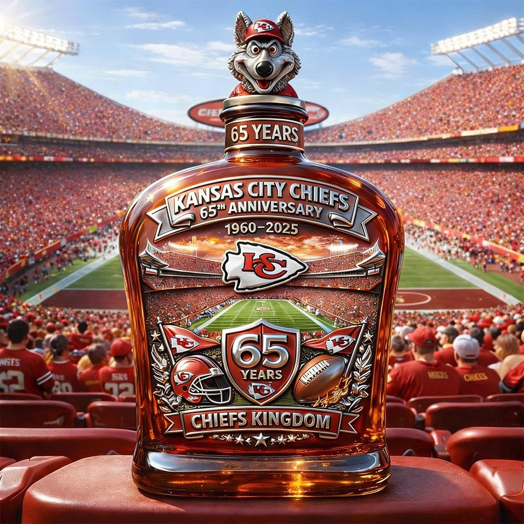 Chiefs ARROWHEAD STADIUM Farewell Commemorative Whisky Bottle