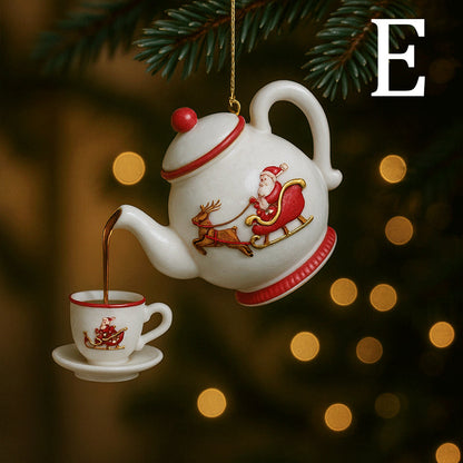 Christmas Teapot Ornament
