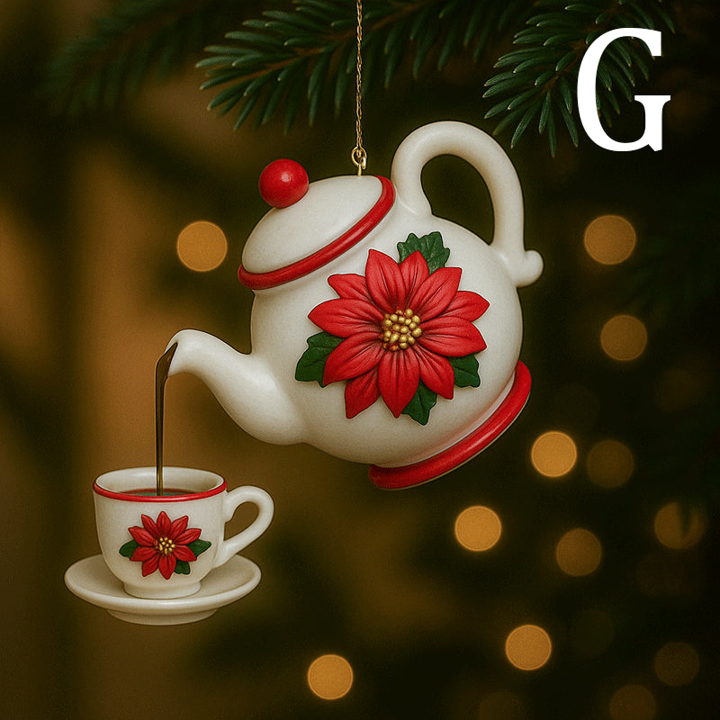 Christmas Teapot Ornament