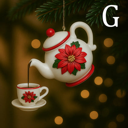 Christmas Teapot Ornament