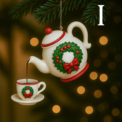 Christmas Teapot Ornament